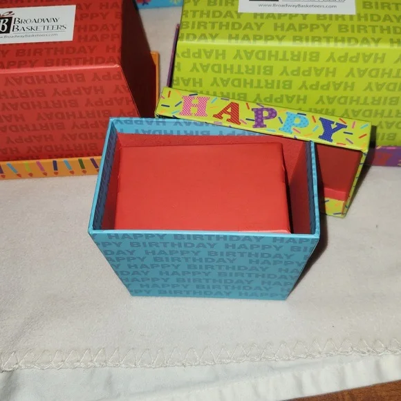 Colorful Nesting Happy Birthday Boxes (5) - Picture 4 of 8